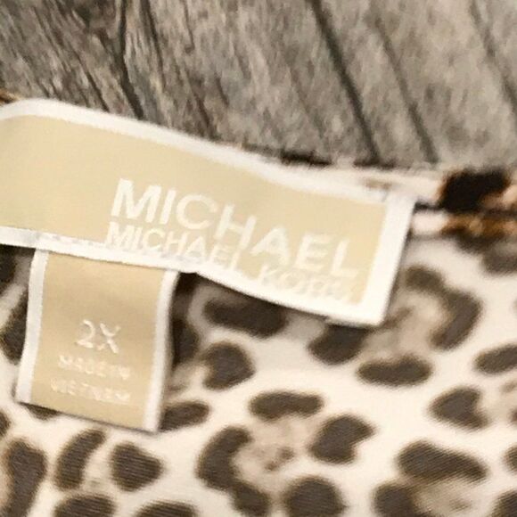 Michael Kors animal print top - Picture 8 of 10